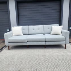 Burrow Light Grey Couch 