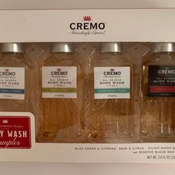 Cremo 4 PCs All Season Collection Body Wash Gift Set. Brand New. Limited Edition 