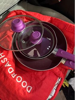 Nonstick Pots & Pans Set with 2 Glass Lids – Good Starter Set