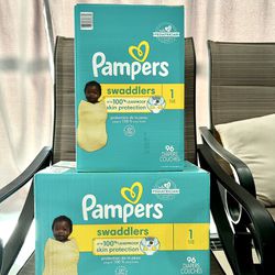 Pampers Size 1 Diapers  UNOPEN  BOX