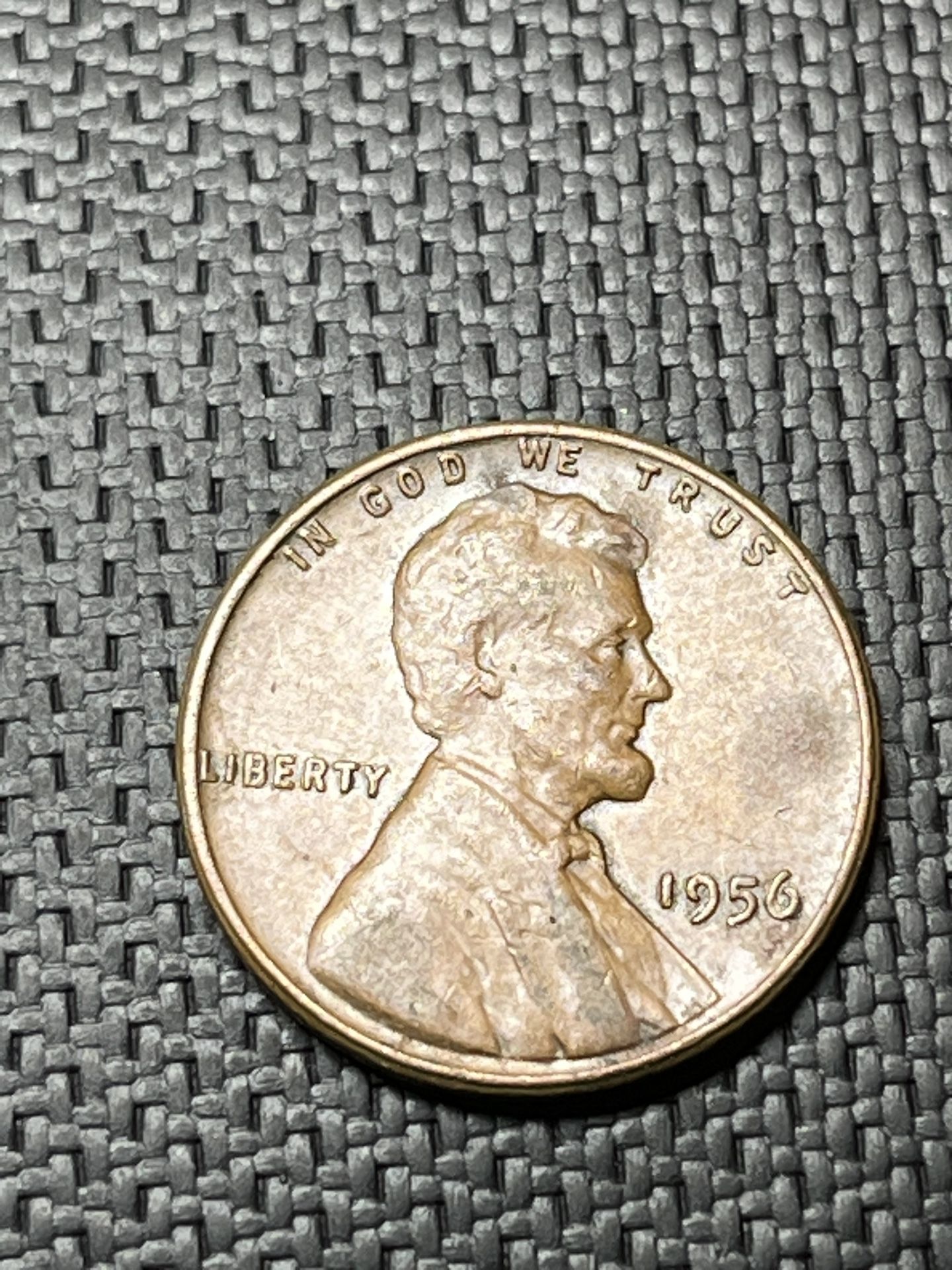 1956 Lincoln Wheat Cent Penny Coin