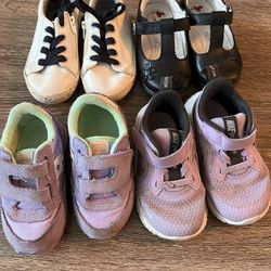 Toddler girl shoes - Nike / Saucony / Zara/ black genuine leather 