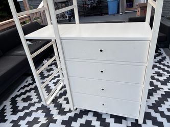 White Modular Wardrobe System - EVARLI