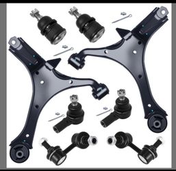 8Pcs Front End Suspension Kit Fit For 2003-2011 Ho-nda Element (EX and LX), 2 Lower Control Arm 2 Ba