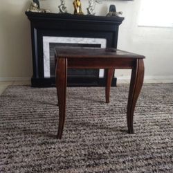 Small Brown Wooden Table 