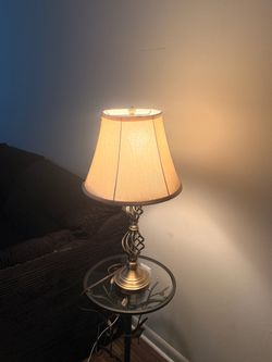 Lavish home spiral table lamp