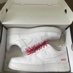 Supreme Airforce white 9.5