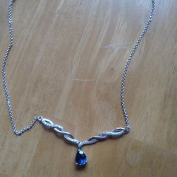 Genuine Sapphire Necklace