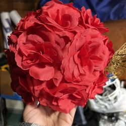 12- Red Rose Center Pieces