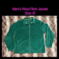 Men’s Xl Woolrich Fleece Jacket 