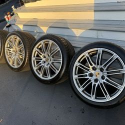 21”  Genuine Porsche Wheels With Tires 