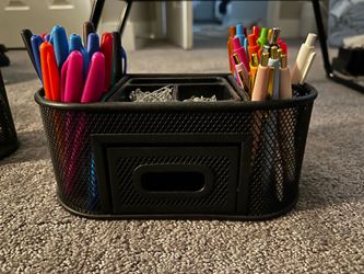 Desk Supplies & Study Essentials Bundle – Organizer, Calculator, Phone Stand + More