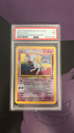 Vintage Psa 7 black star promo mew