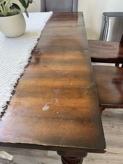 Dining table 6 matching chairs $150 OBO