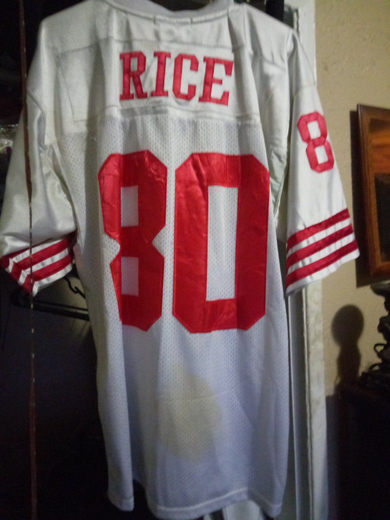 Jerry Rice Number 80 Size Extra Large  Throwback Jerseys NFL San Francisco 49ers