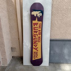 Capita Indoor Survival Big Burgandy Snowboard 156