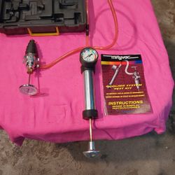 Cooling system test kit