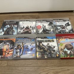 PS3 Game Bundle – 8 games – Assassin’s Creed, Battlefield, LittleBigPlanet