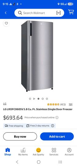 Lg freezer