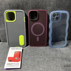 3 pcs of iPhone 15 Case