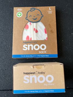 SNOO leg lifters riser and sleep sack
