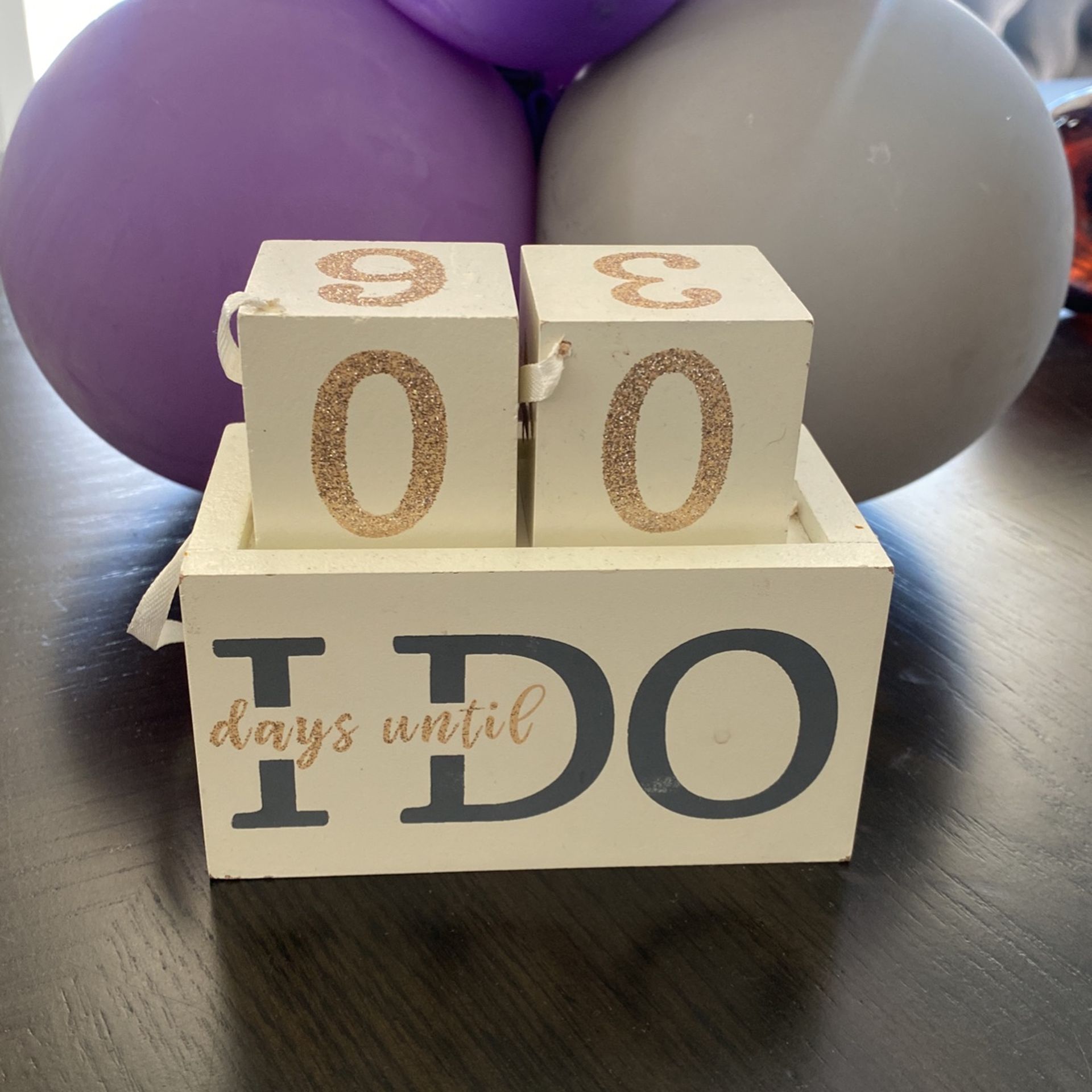 Count down Blocks (wedding)