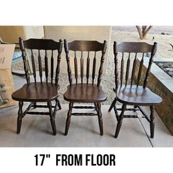 3m4 Beautiful Wooden Chairs