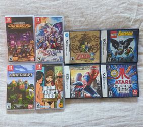 Empty Nintendo DS & Switch Cases