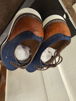 Men New Shoes Levi’s Fabric With Leather