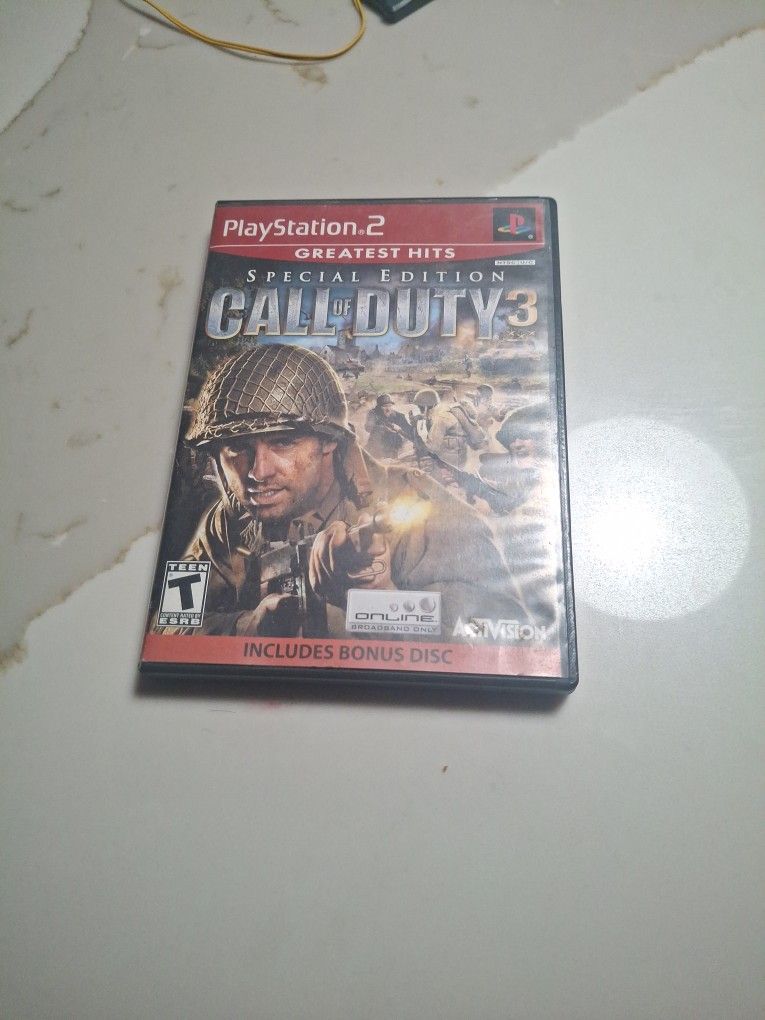 Call Of Duty 3 For Ps2