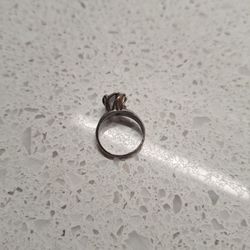 Vintage STERLING Silver 925 Engagement RING