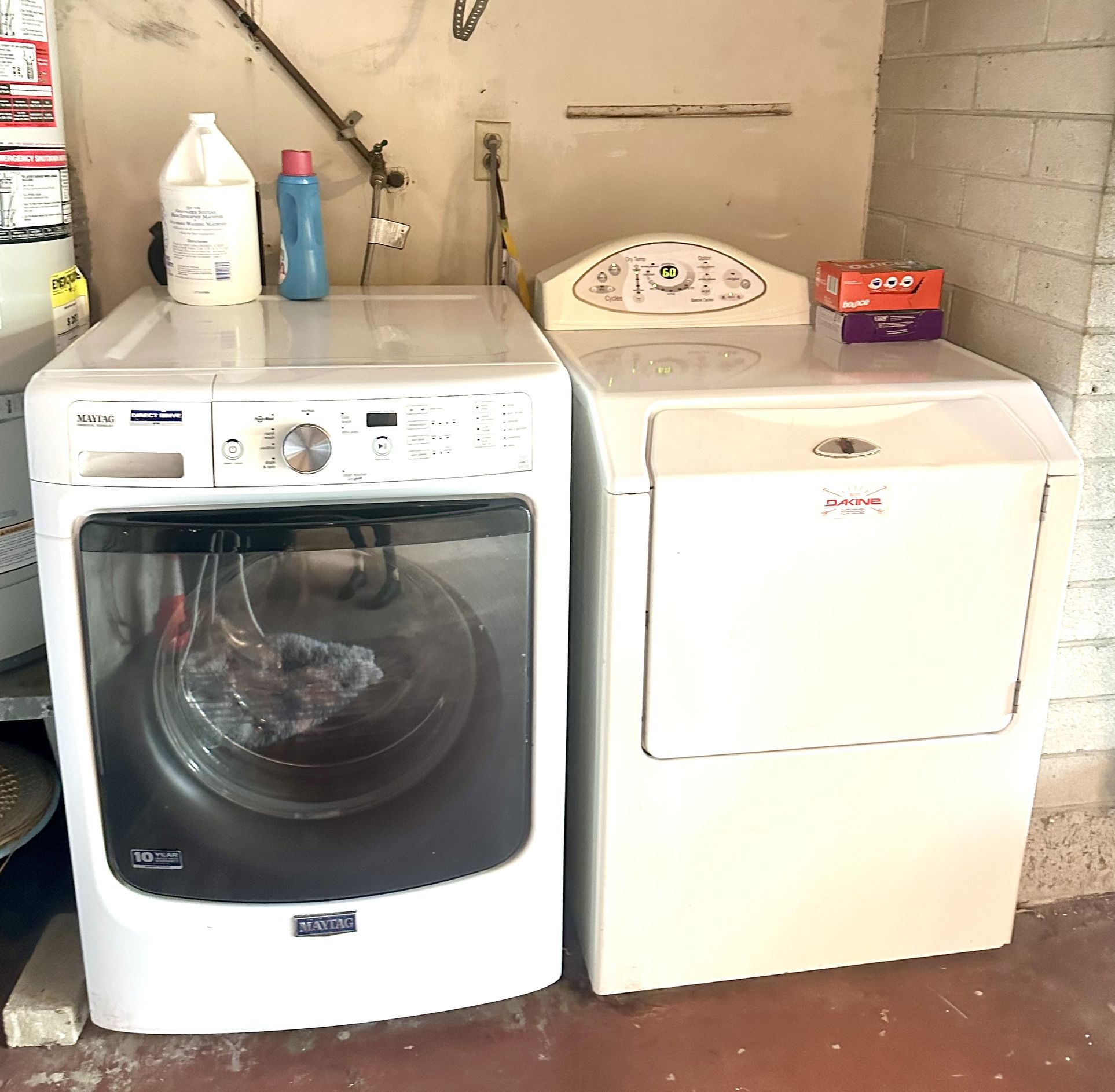 Lightly Used Maytag Washer + Gas Dryer