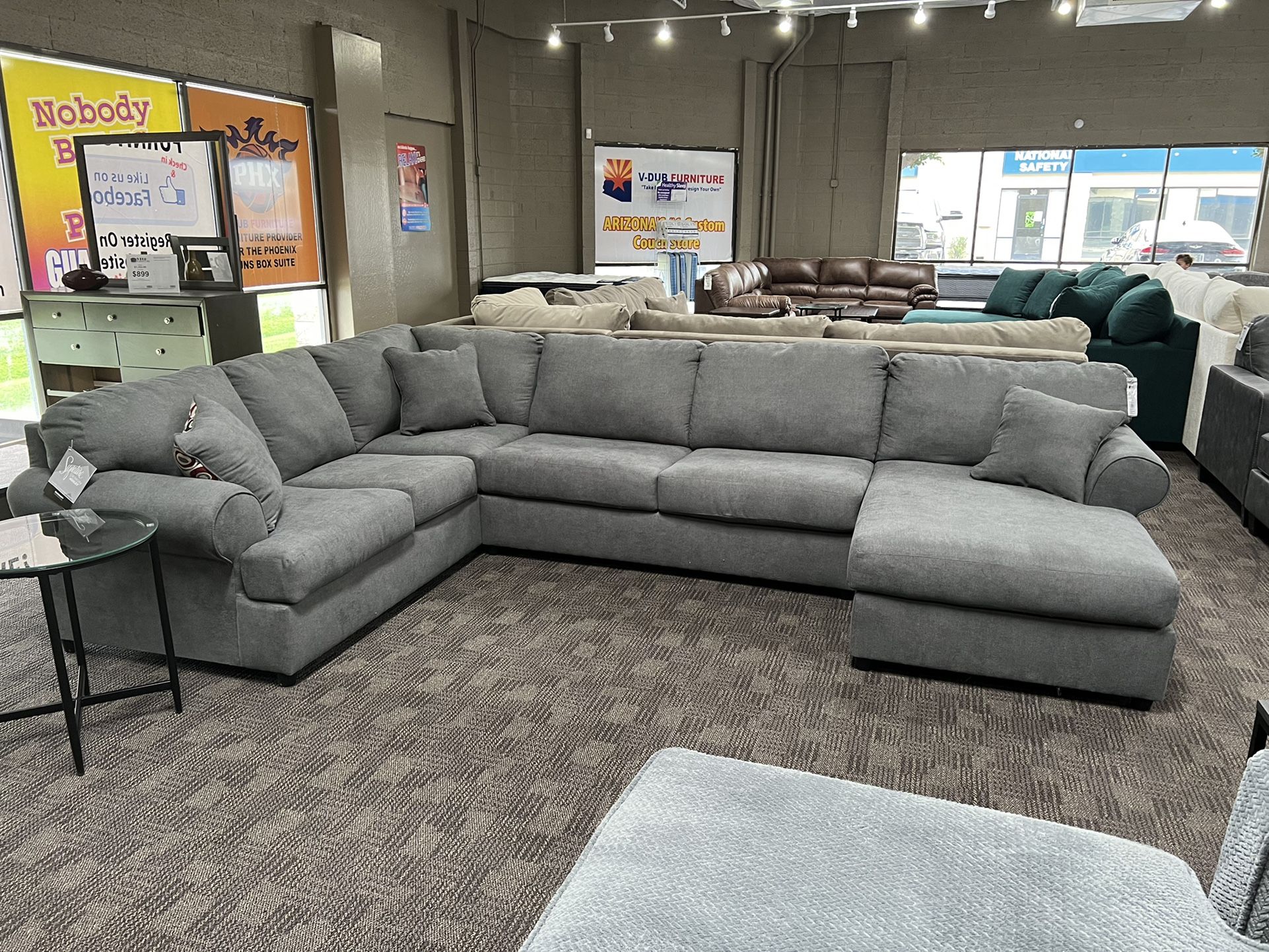 New Grey Sectional Sofa