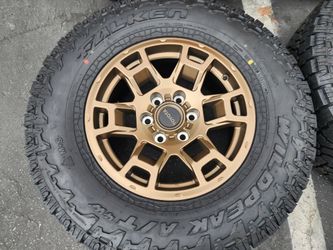 2024 TOYOTA 4RUNNER TRD 17" WHEELS RIMS TIRES TACOMA TUNDRA SEQUOIA FJ CRUSIER