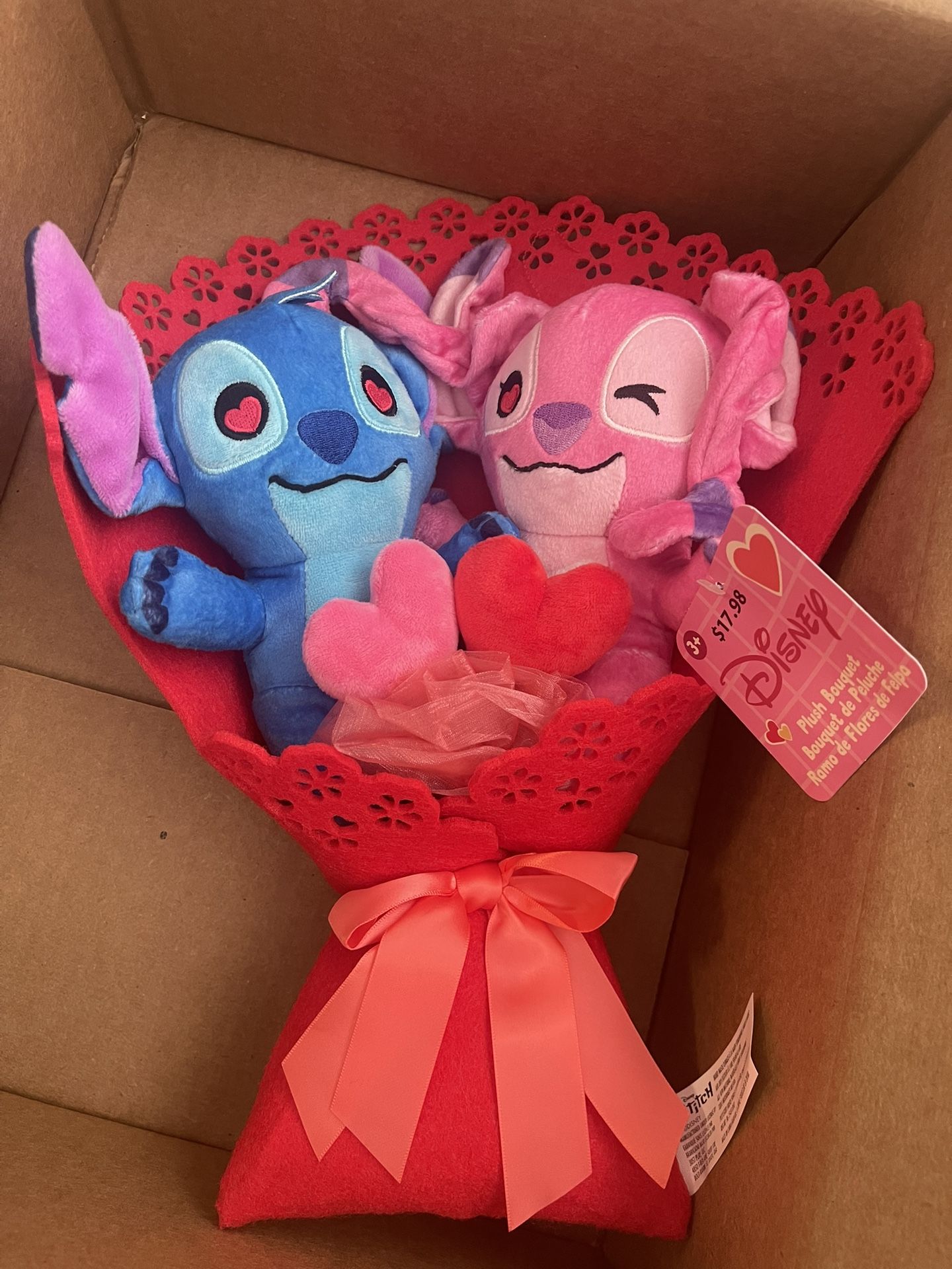 Valentine’s Day Gift - Disney Stitch & Angel Bouquet