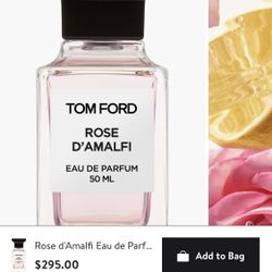 New Without Box Tom Ford Rose d'Amalfi Eau de Parfum 1.7oz