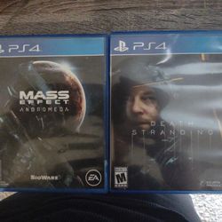 PS4 Games Mass Effect Andromeda And Death Stranding 