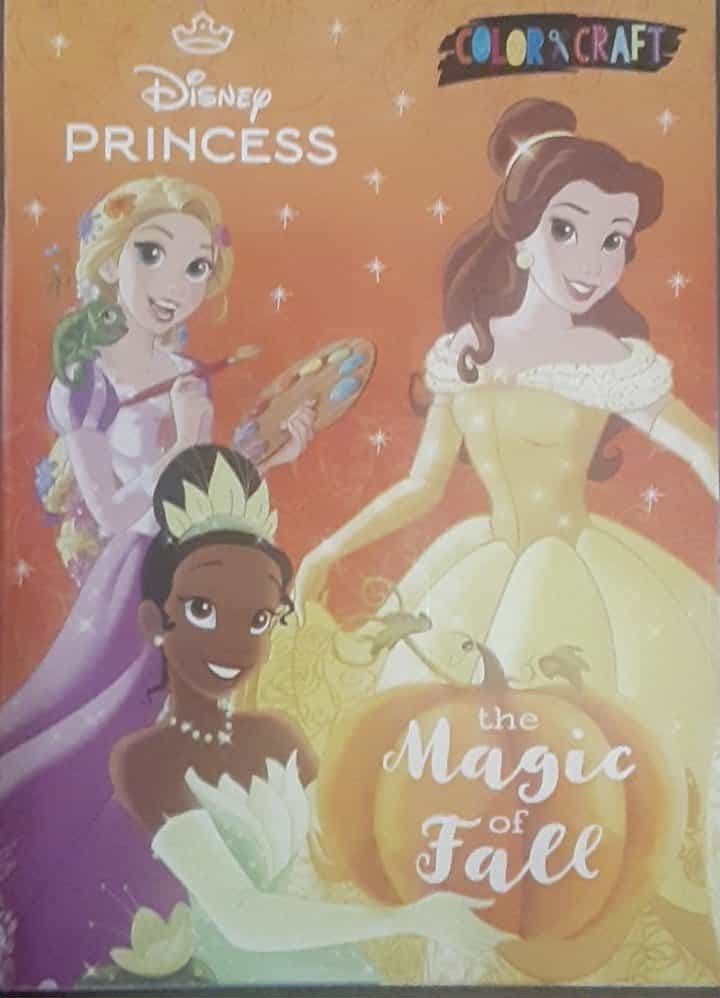 New Disney Princess Halloween Color And Craft Activity Book