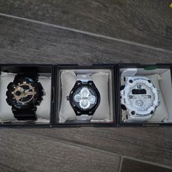 Set of 3 men's watches