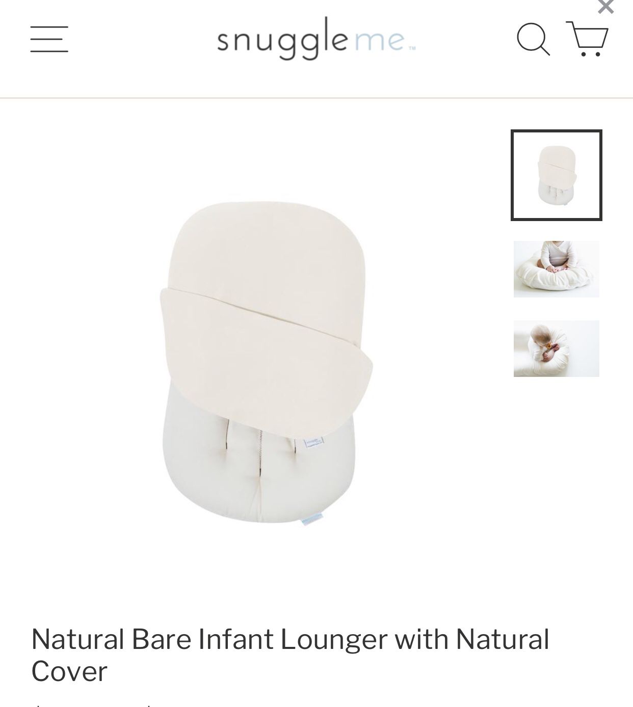 Baby dock a tot snuggle lounger