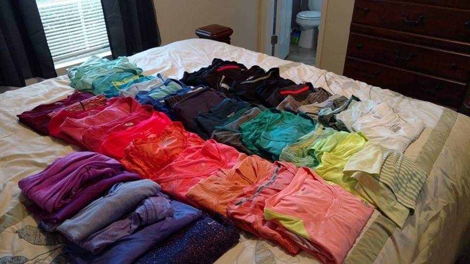 Nike, Reebok and under armor womens dri fit shirts