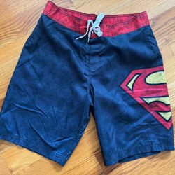 Superman Logo Mens Swim Trunks 