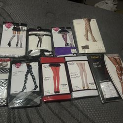 9 Pairs Of Thigh Highs Or Tights 