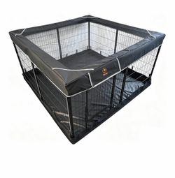 Dog/Puppy Playpen Plus Storage Bage with Bottom & Top Cover