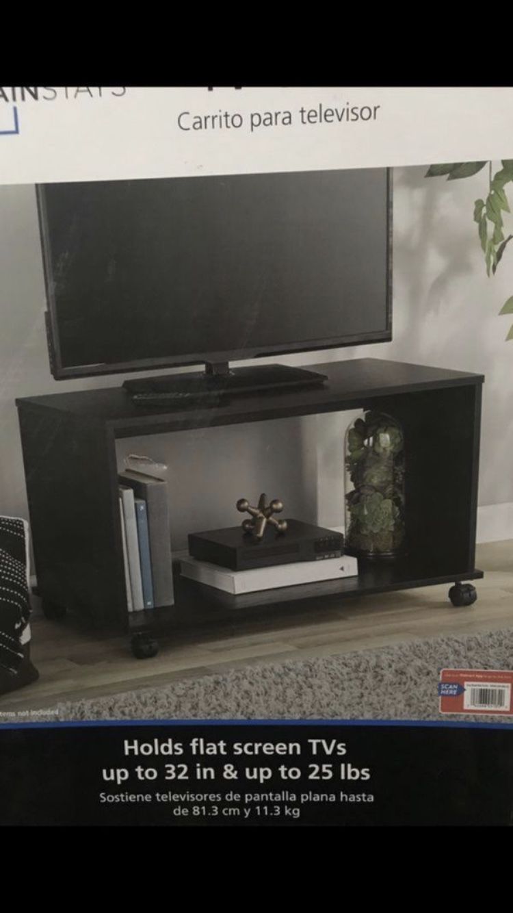 MAINSTAY TV CART/ TV stand