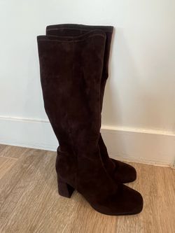 Steve Madden Lizah Knee High Boot Dark Brown
