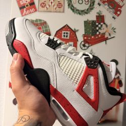 Jordan 4 Red Cement Size 10