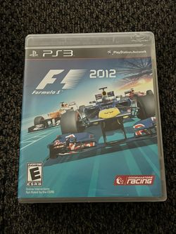 PS3 Formula 1 2012 Game
