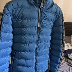  Men reelistik NYC puffer Hoodie jacket 