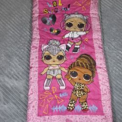 L.O.L. Surprise! Remix Kids 45 Degree Sleeping Bag Pink 28" x 56" Age 4+